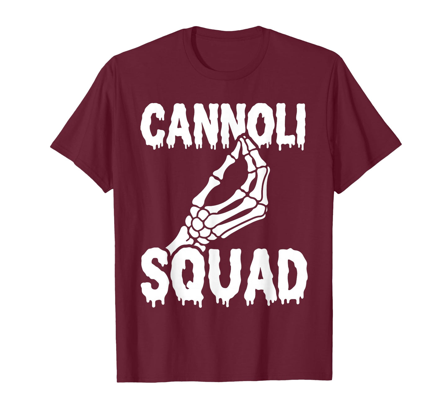 Cannoli Squad Skeleton Italian Halloween Family Matching T-Shirt