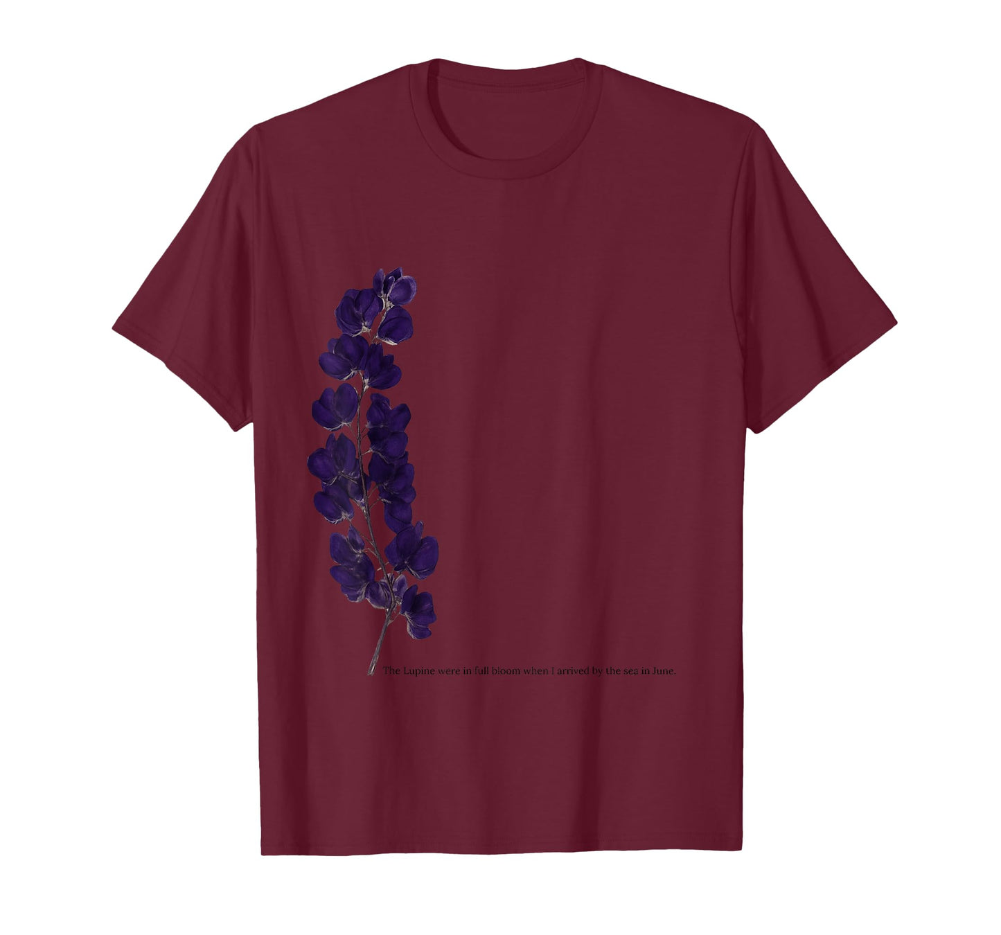 Pressed Lupine Flower T-Shirt