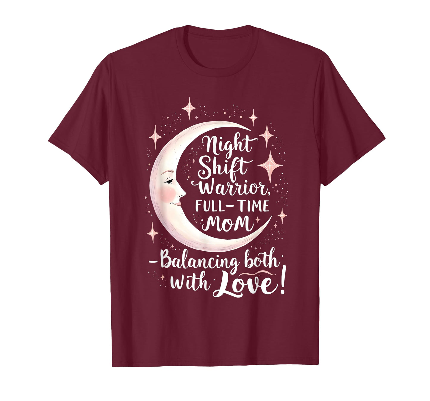 Night Shift Warrior Nurse Mom Funny Mother's Day Nurses Moms T-Shirt
