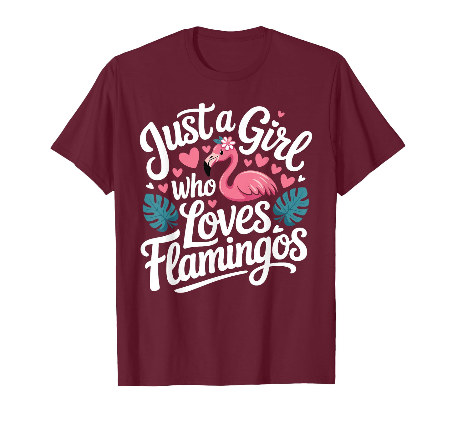 Flamingo Art for Women Girls Zoo Pink Bird Flamingo Lovers T-Shirt