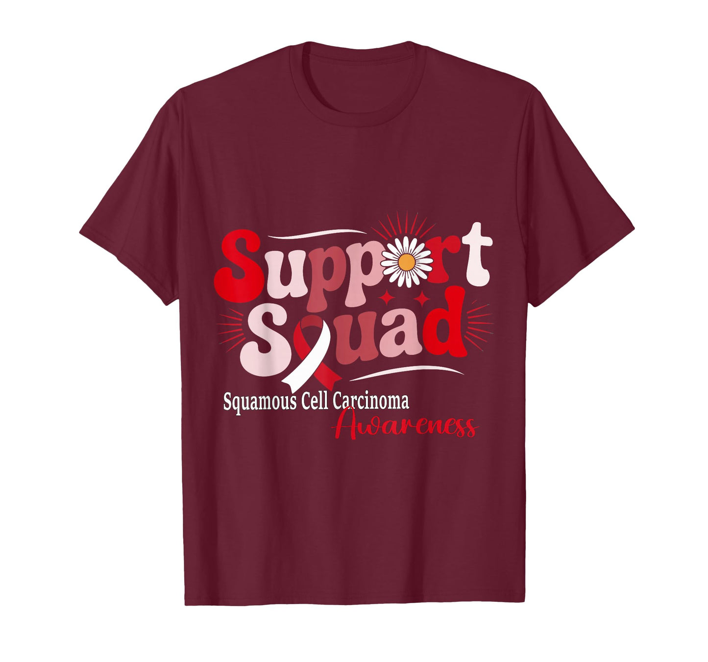 Squamous Cell Carcinoma Awareness Support Squad T-Shirt