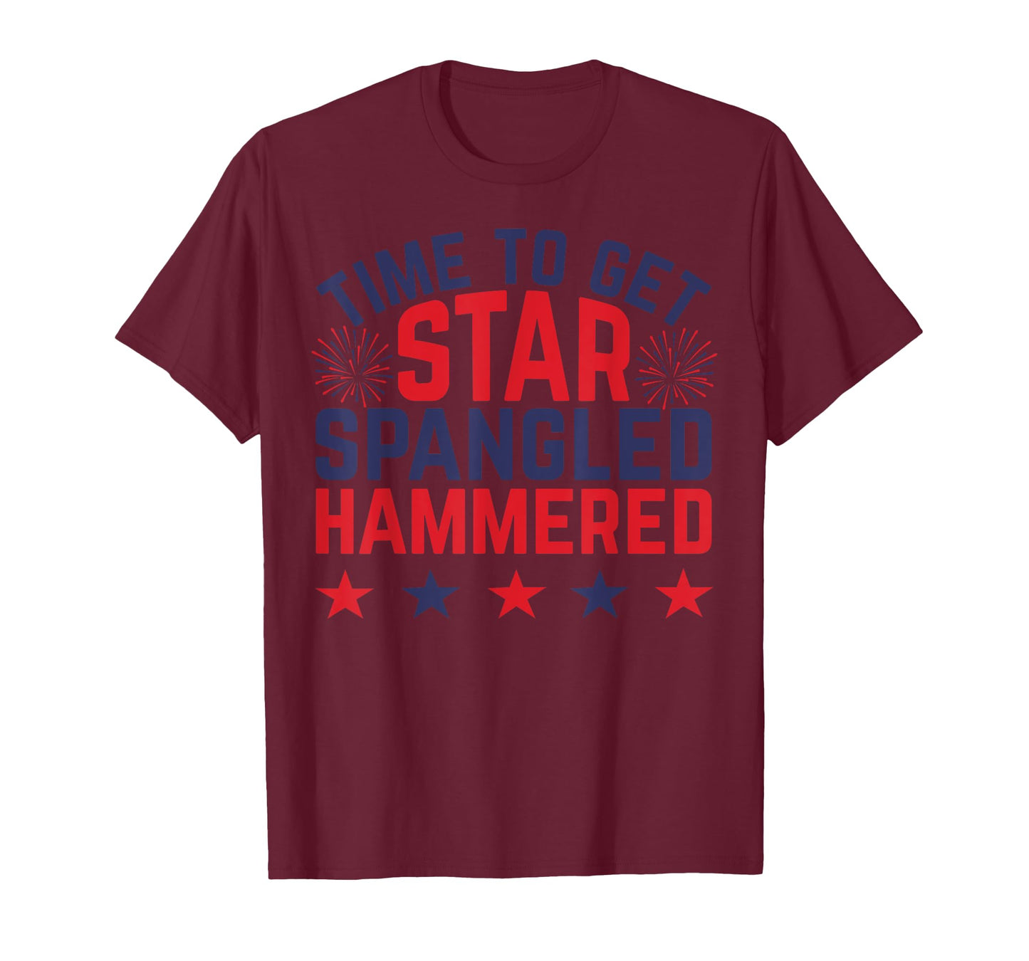 Time to Get Star Spangled Hammered Shirt,Women 4th of July T-Shirt
