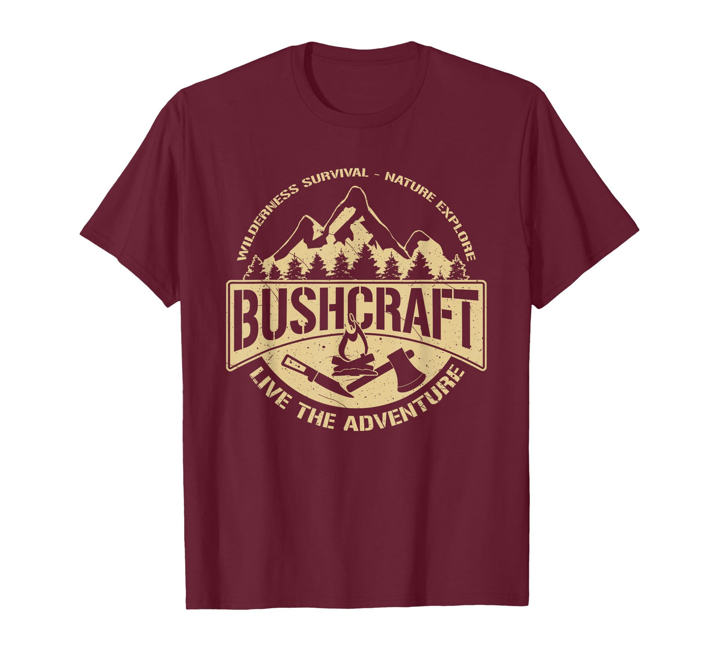 Bushcraft Adventure Outdoor Nature Gift Bushcrafter T-Shirt