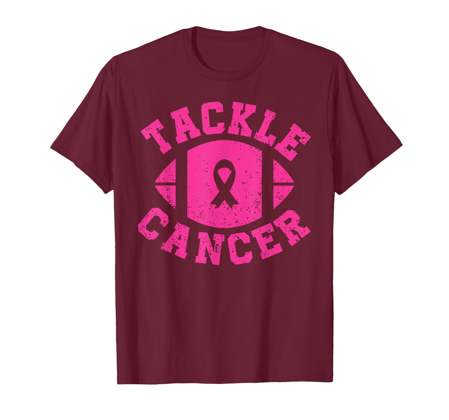 Tackle Breast Cancer Shirt Football Lovers Cancer Awareness T-Shirt