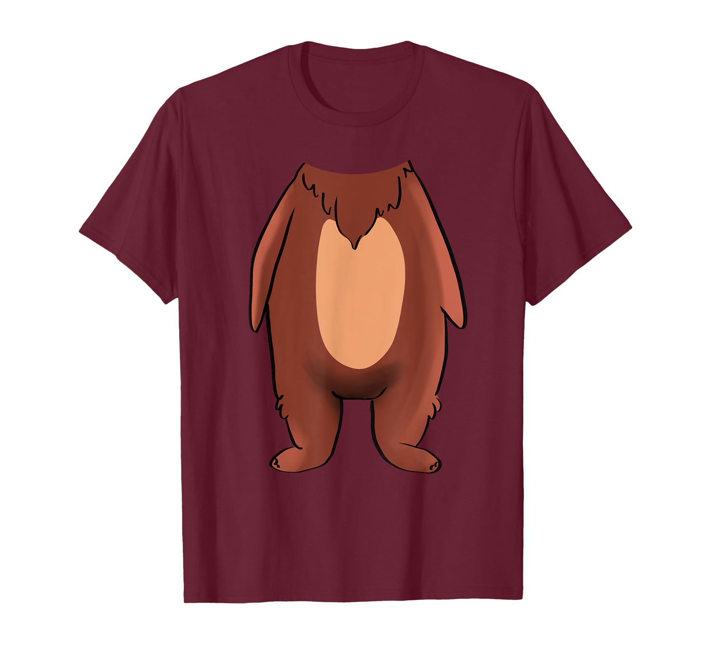 Bear Halloween Costume Shirt - Brown Grizzly Bear T-Shirt