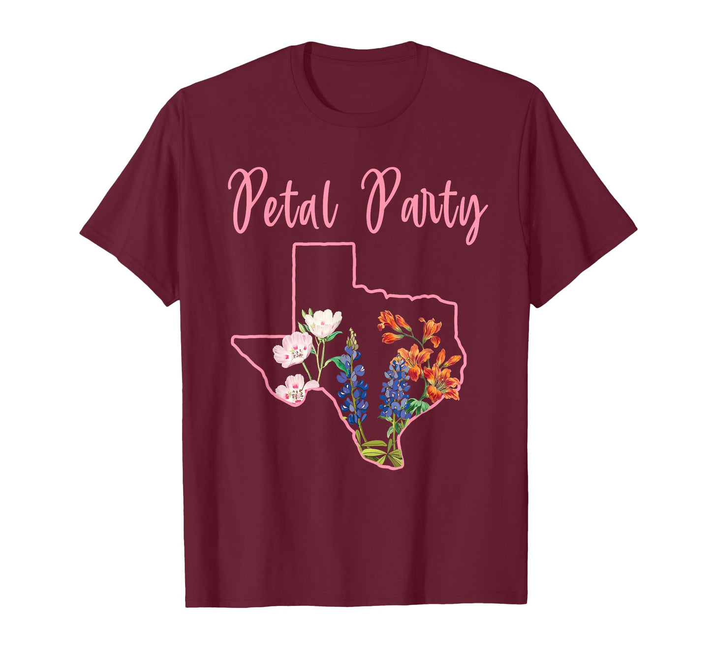 Wildflower Fields Wildflowers Bluebonnet Texas Spring T-Shirt