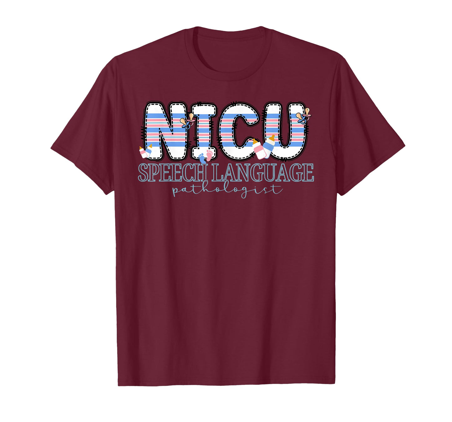 NICU Speech Language Pathologist Baby Blanket NICU SLP Nurse T-Shirt