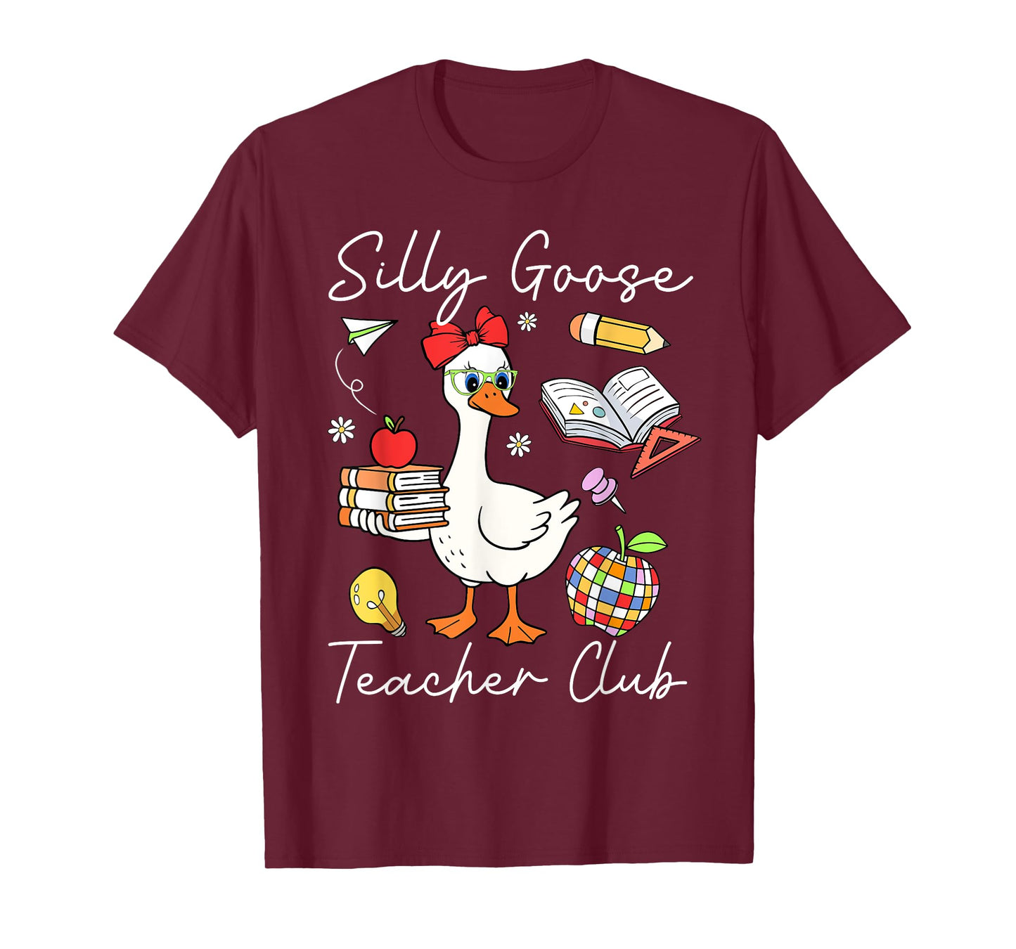 Silly Goose Teacher Club Back To School First Day Of School T-Shirt