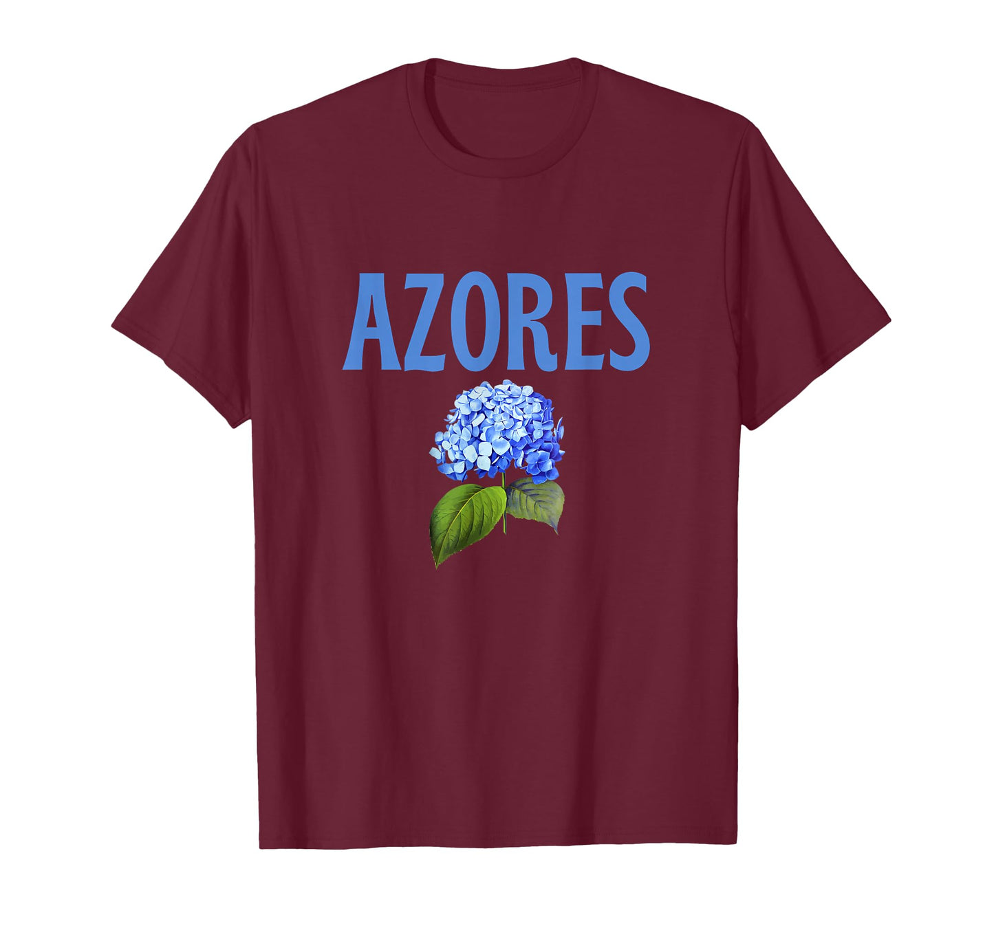 Azores Hydrangea Portugal Travel - Tops, Tees & Accessories T-Shirt