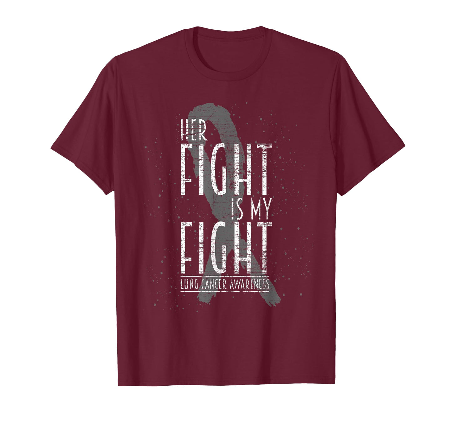 White Ribbon Women Support Lung Cancer Awareness T-Shirt