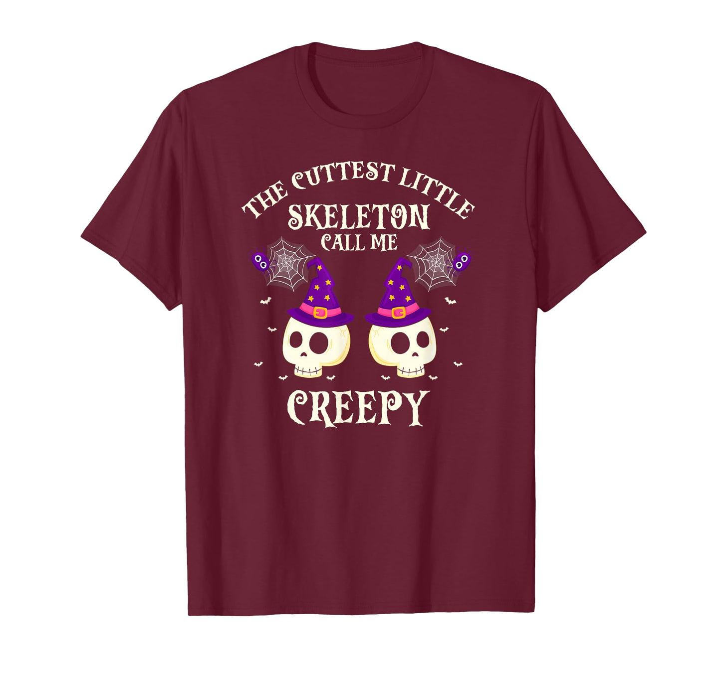 The Cutest Little Skeleton Creepy Halloween Humor T-Shirt