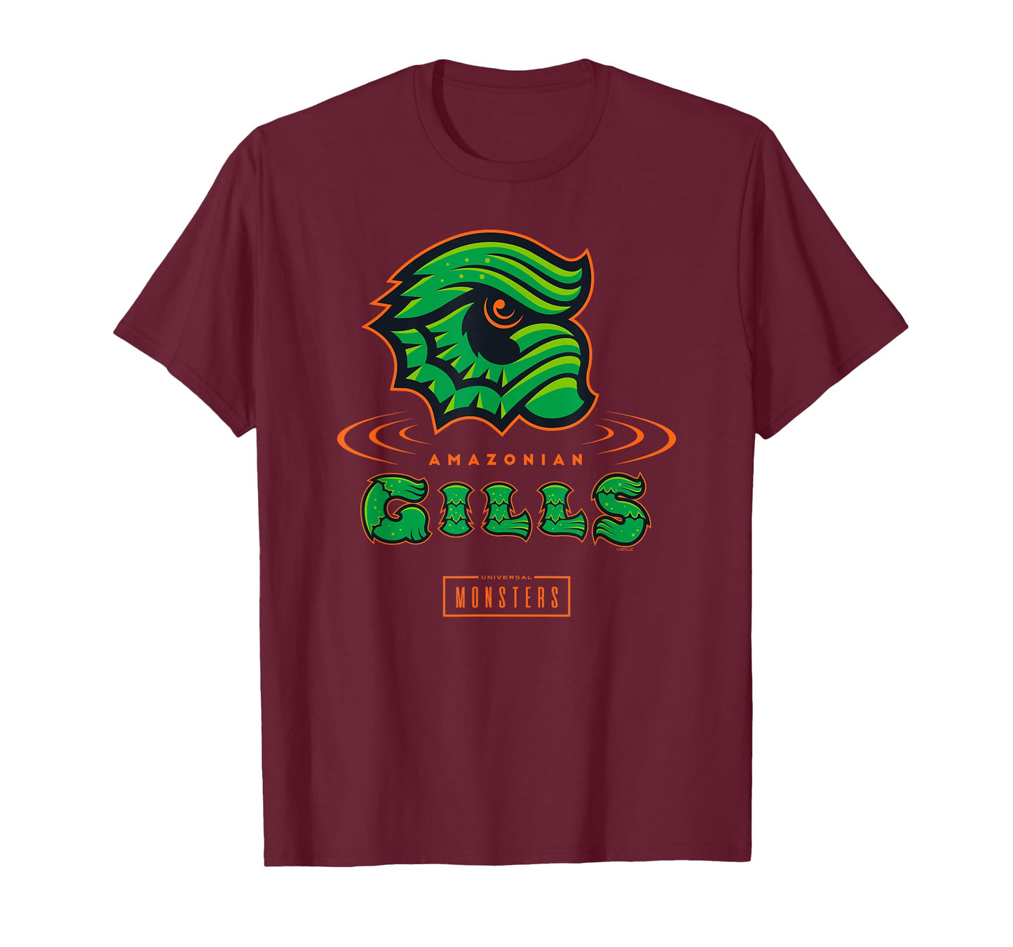 Universal Monsters Creature From The Black Lagoon Gills T-Shirt