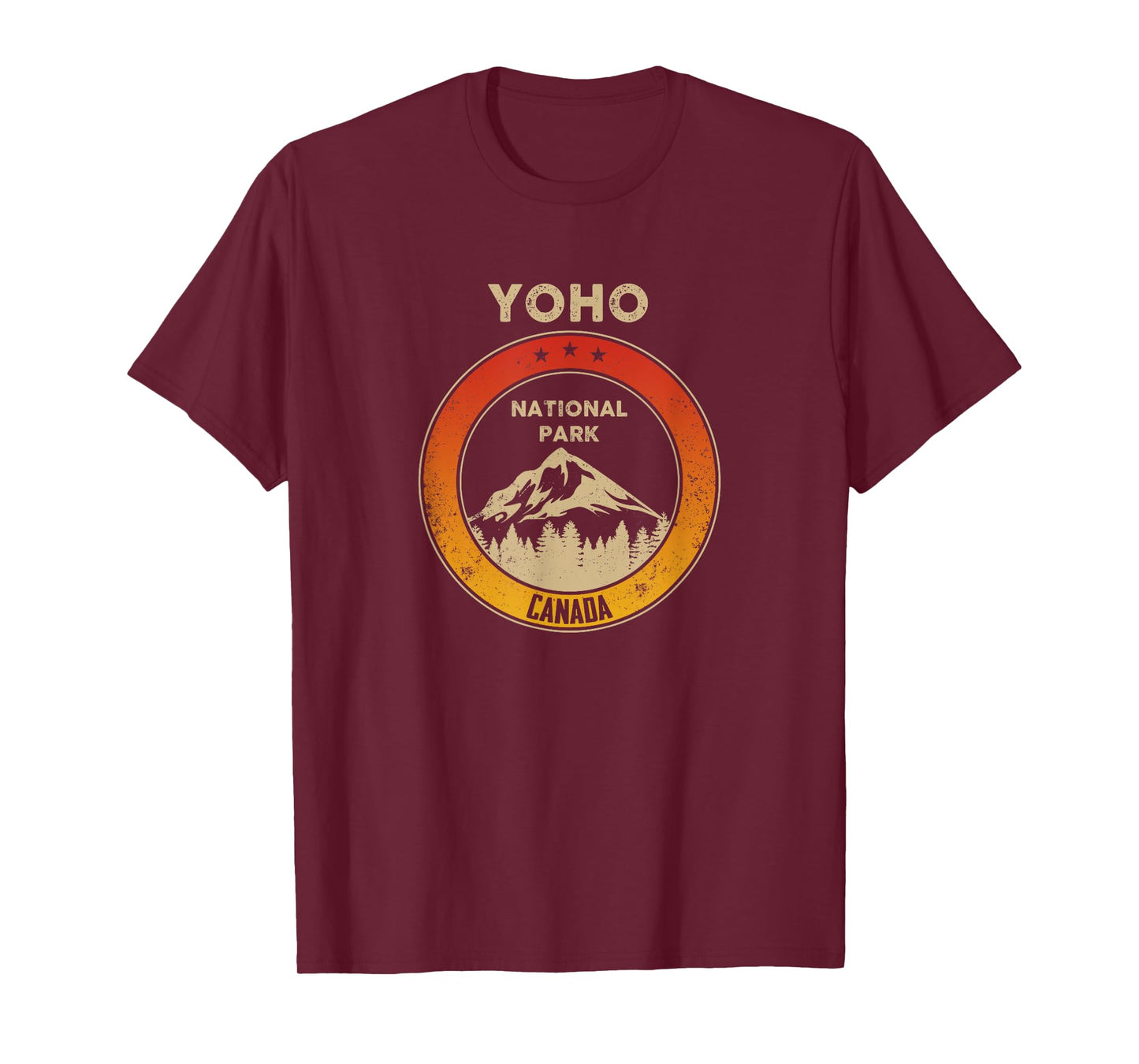 Yoho - Canadian National Park Retro Souvenir T-Shirt