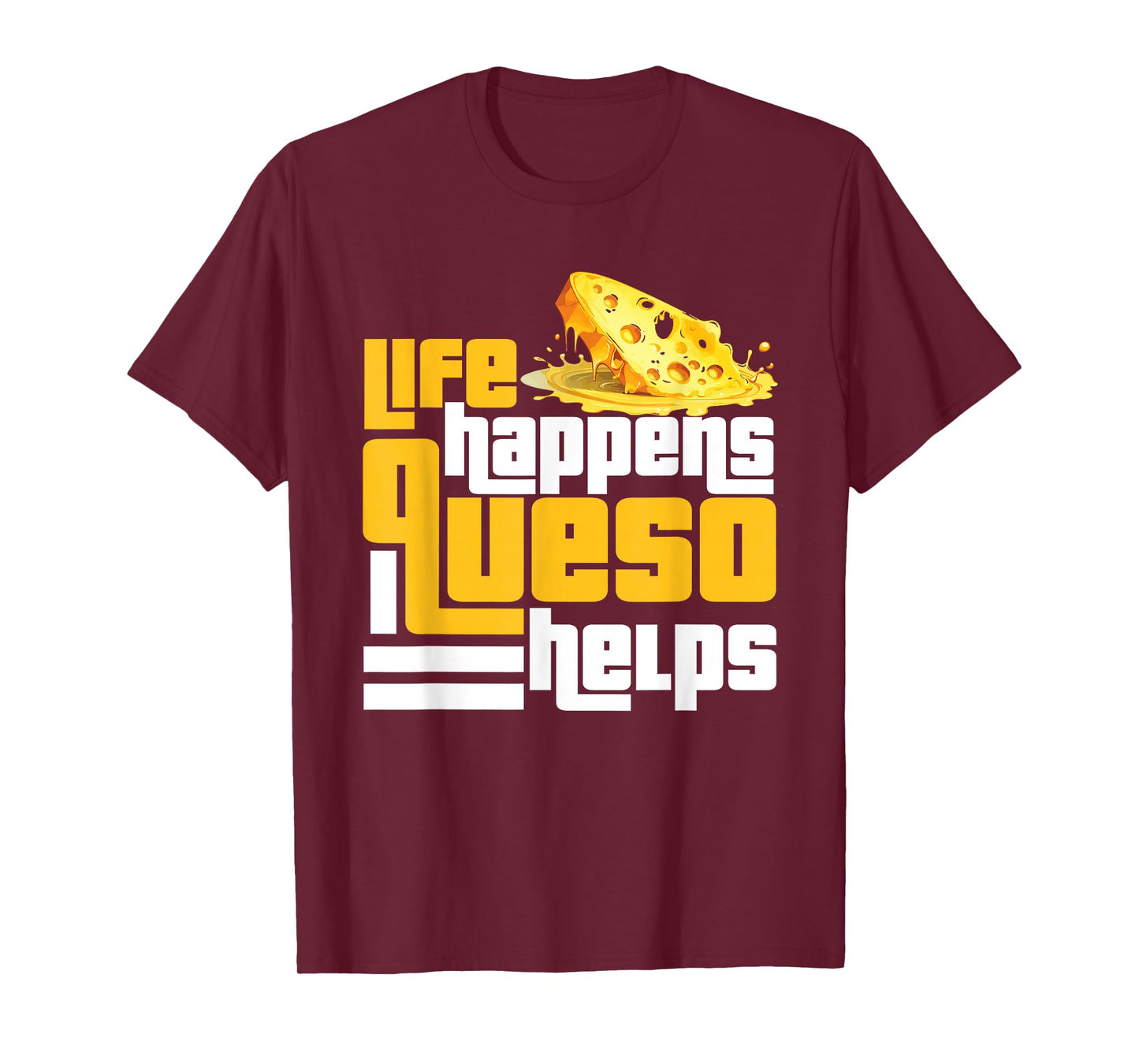 Cinco De Mayo Mexican Cheese Dip Hispanic Food Lover Queso T-Shirt