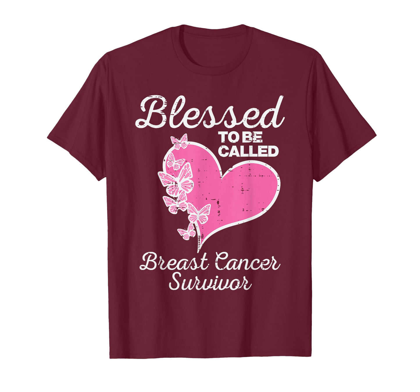 Blessed To Be Called Breast Cancer Survivor Awareness Women T-Shirt