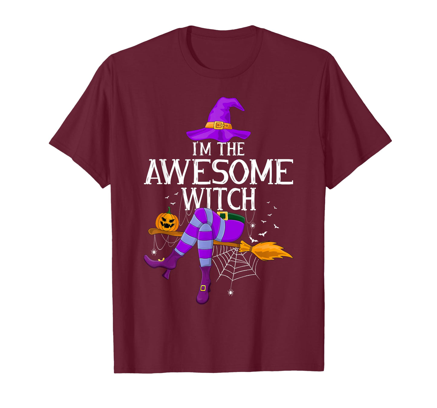 Matching Family Costume I'm The Awesome Witch Halloween T-Shirt