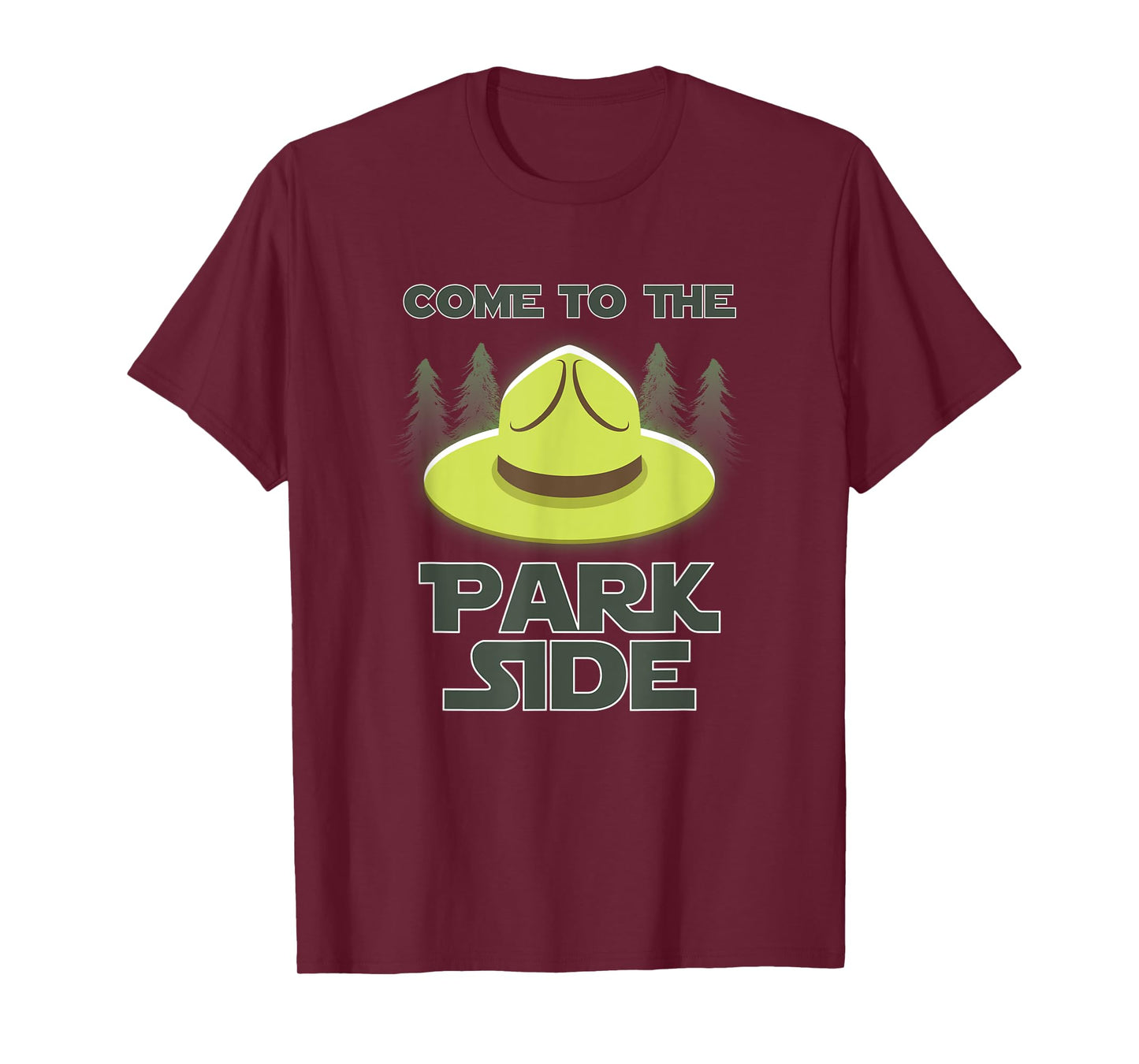 Come To The Park Side National Park Camping Enthusiast T-Shirt