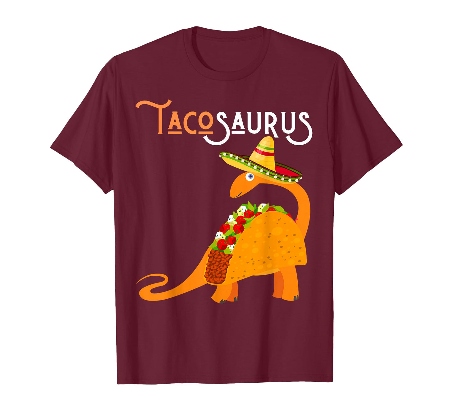 Tacosaurus Taco Dinosaur Cinco De Mayo Tacos Girls Boys Fun T-Shirt