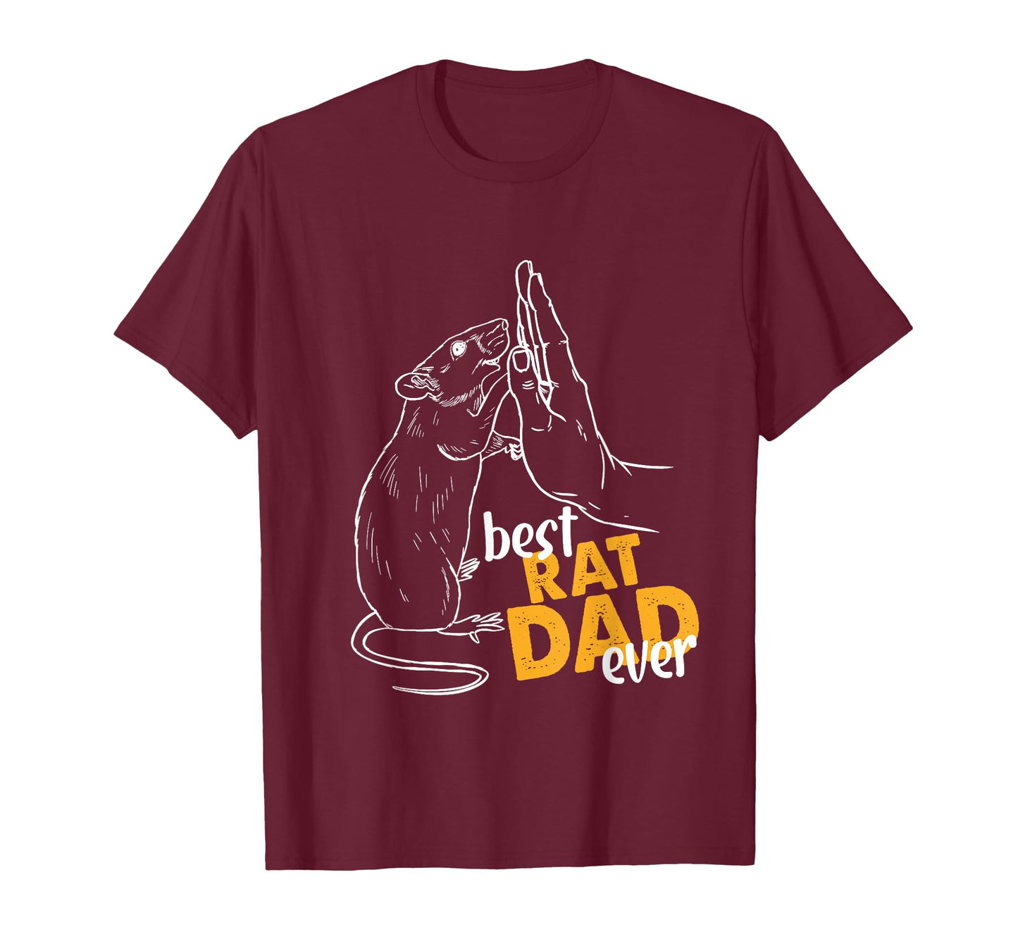 Rat Tee Gifts For Rat Lovers Dad Gifts Best Rat Dad Ever T-Shirt