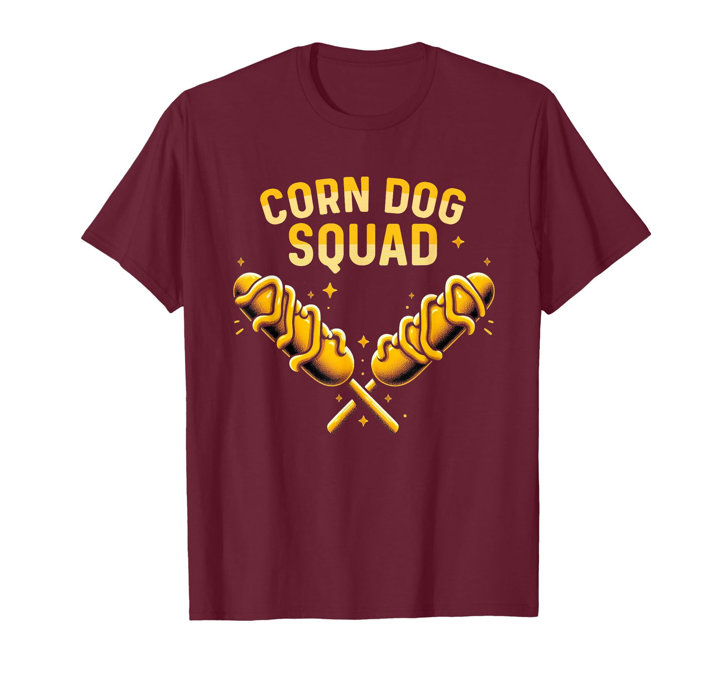Cute Corn Dog Squad Stick Dogs Corndog Men Women T-Shirt