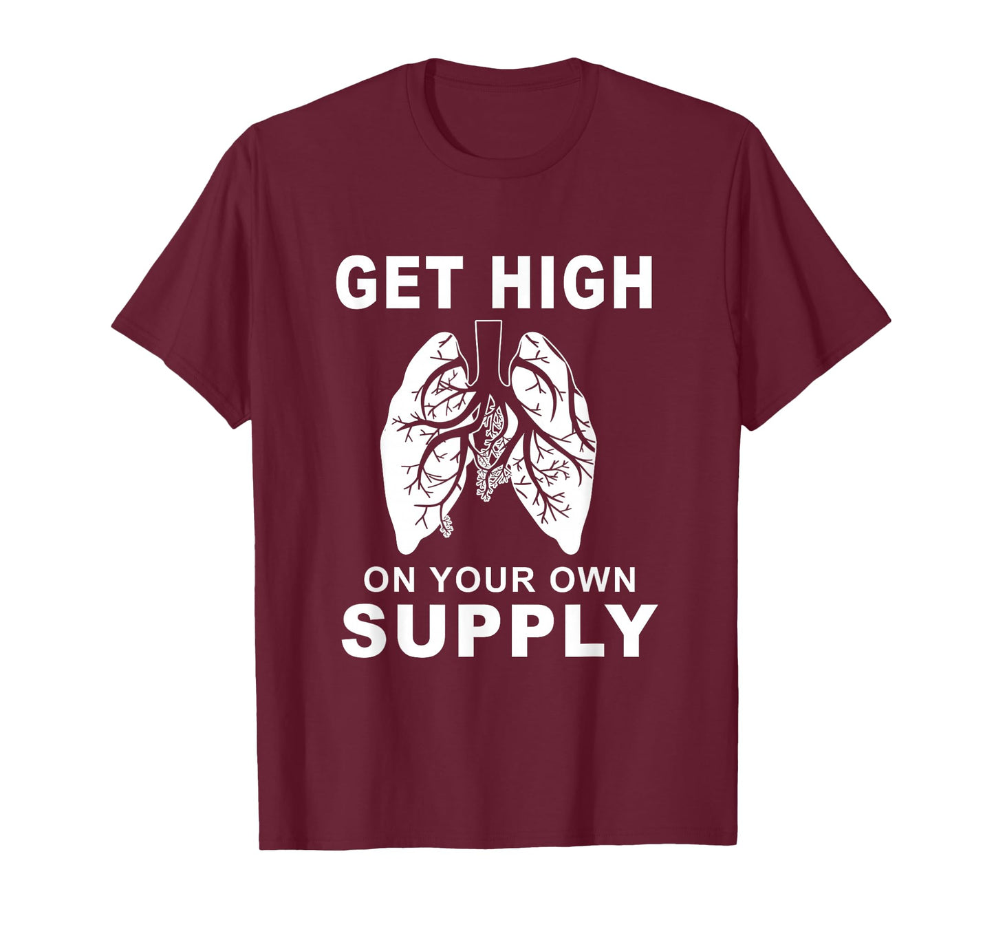 Get High On Your Own Supply Mindful Breathing Themed T-Shirt