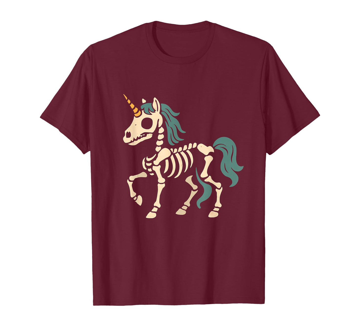 Unicorn Skeleton Fantasy T-Shirt