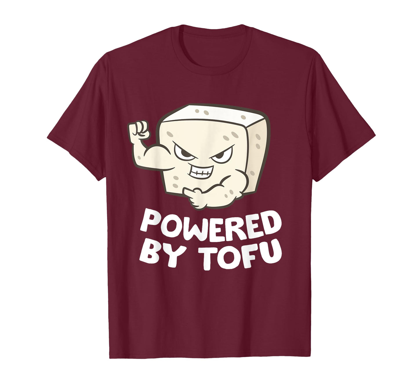 Funny Tofu Gifts For Tofu Lovers Powered By Tofu T-Shirt