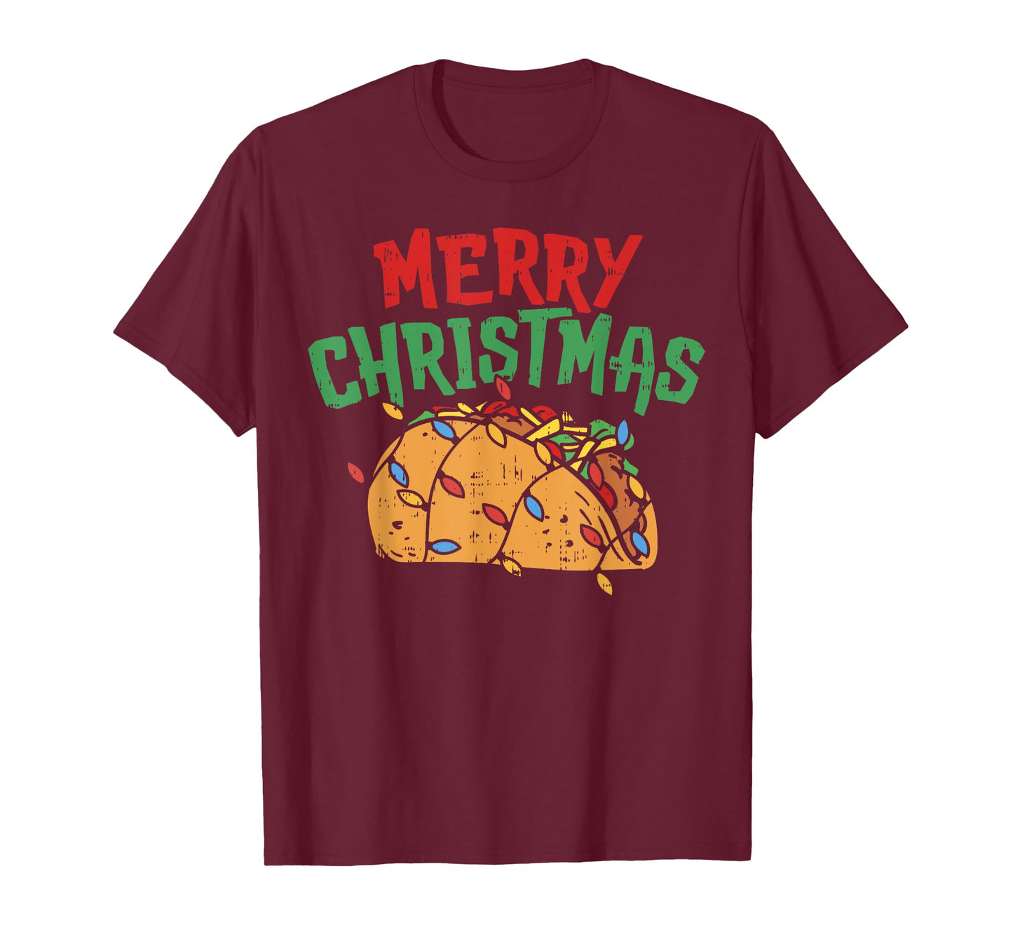 Merry Christmas Taco Shirt Mexican Lover Foodie GIft T-Shirt