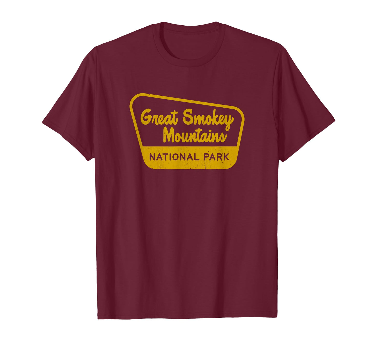 Great Smoky Mountains National Park Vintage Inspired Sign T-Shirt