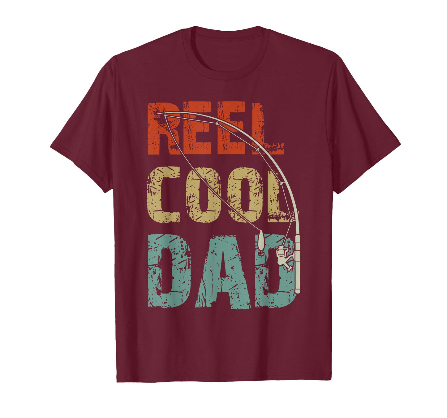 Reel Cool Dad Funny Fishing Father's Day Fisherman Daddy T-Shirt