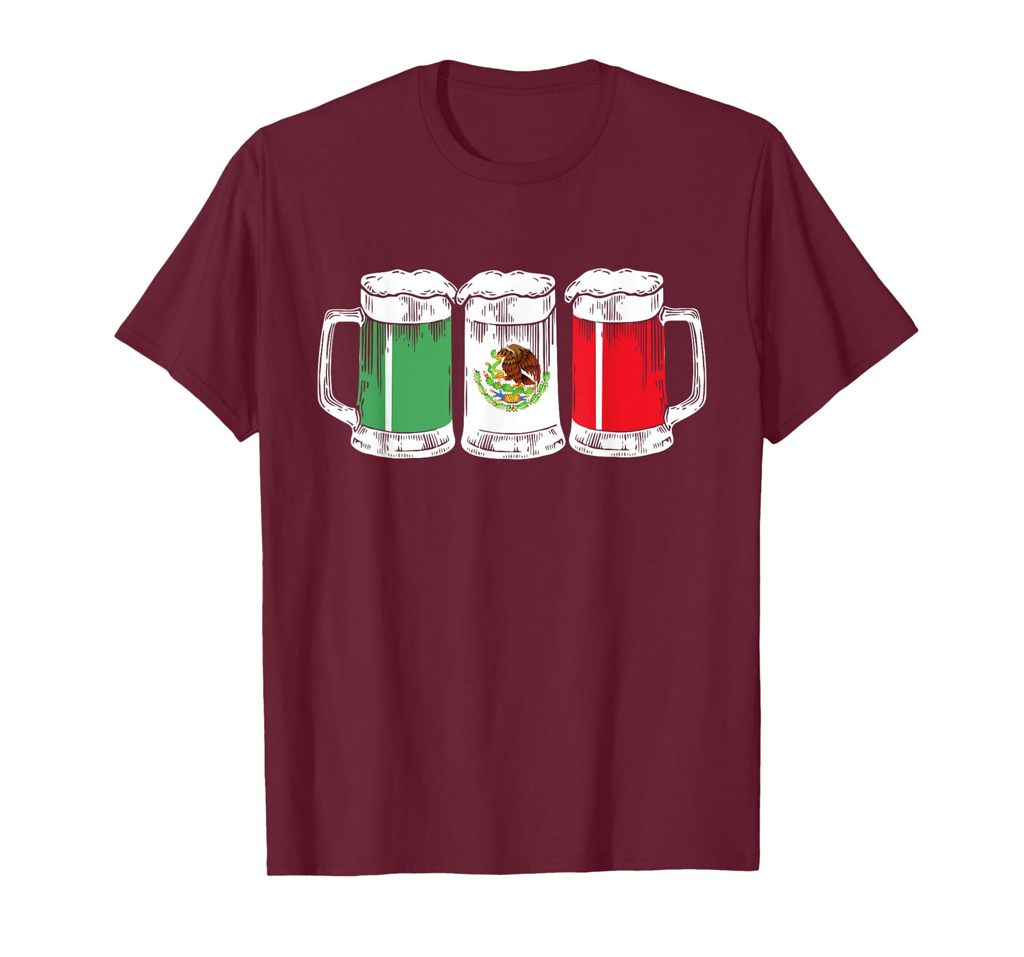 Viva Mexico Funny Beer Mexican Flag Cinco De Mayo Party Gift T-Shirt