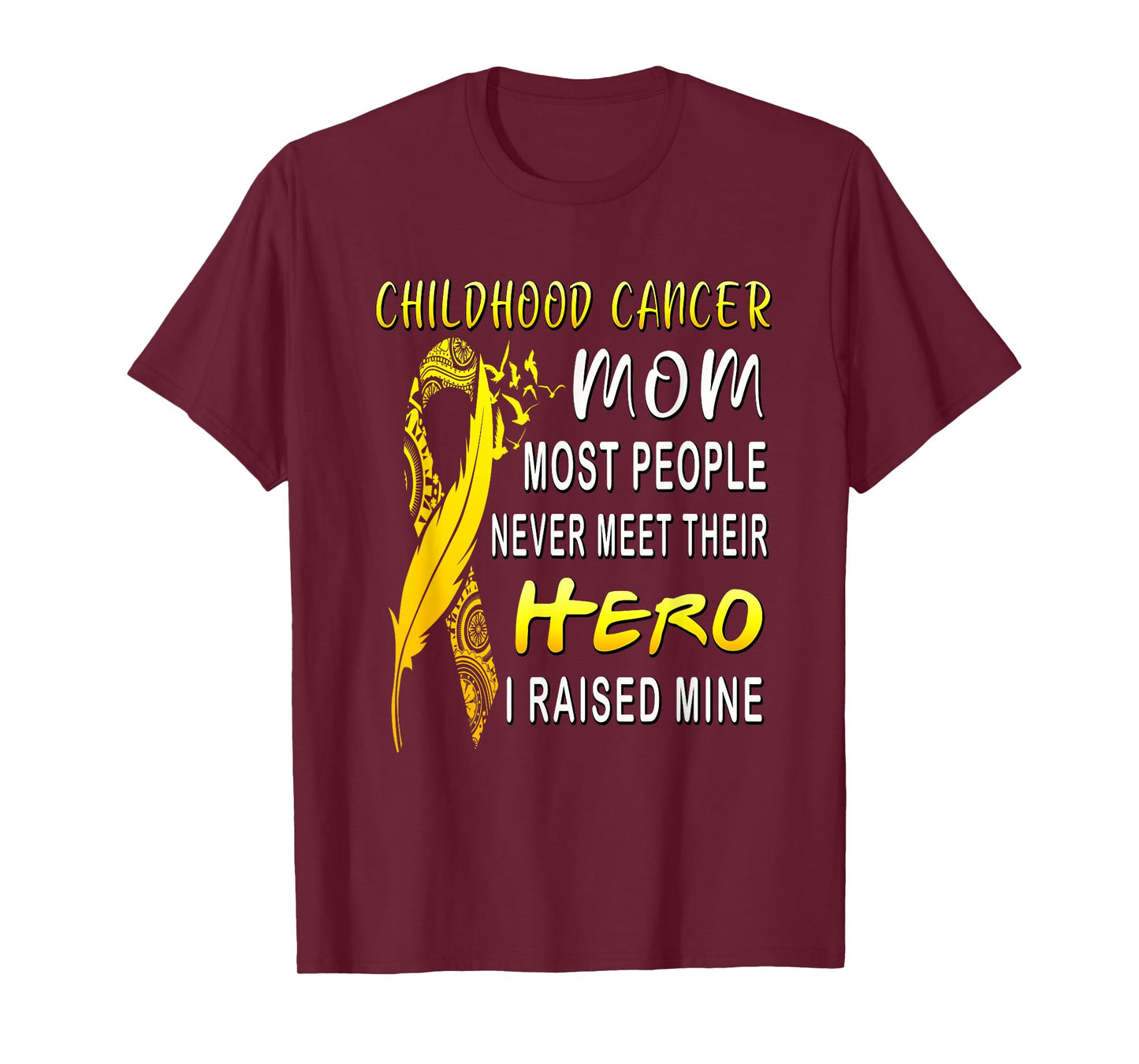 Childhood Cancer Fighter Mom My Son Is My Hero Women's Gift T-Shirt