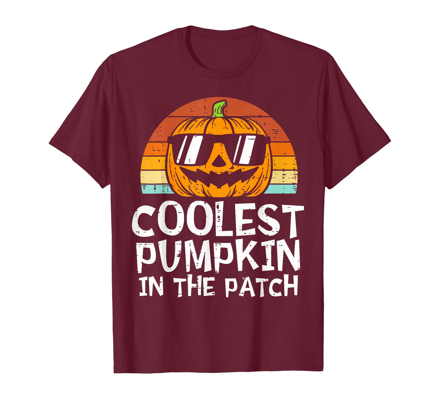 Coolest Pumpkin in The Patch Toddler Boys Halloween Kids T-Shirt