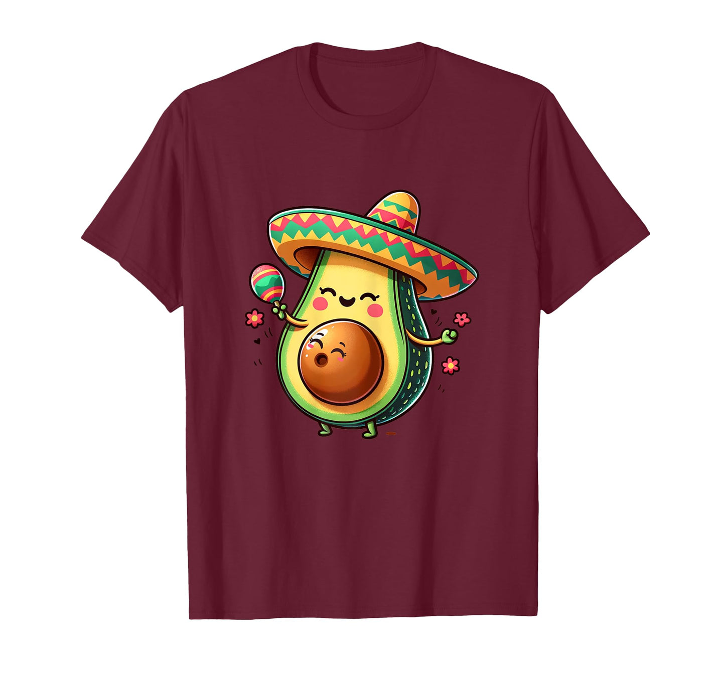 Pregnancy mom to be Avocado Pregnant Mamacado Cinco De Mayo T-Shirt