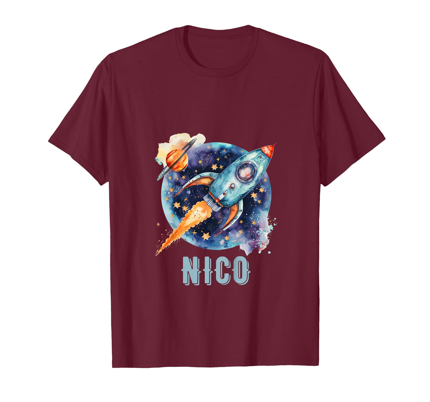 Kids NICO Name Baby Boy Nursery Room Theme Decor Gifts T-Shirt