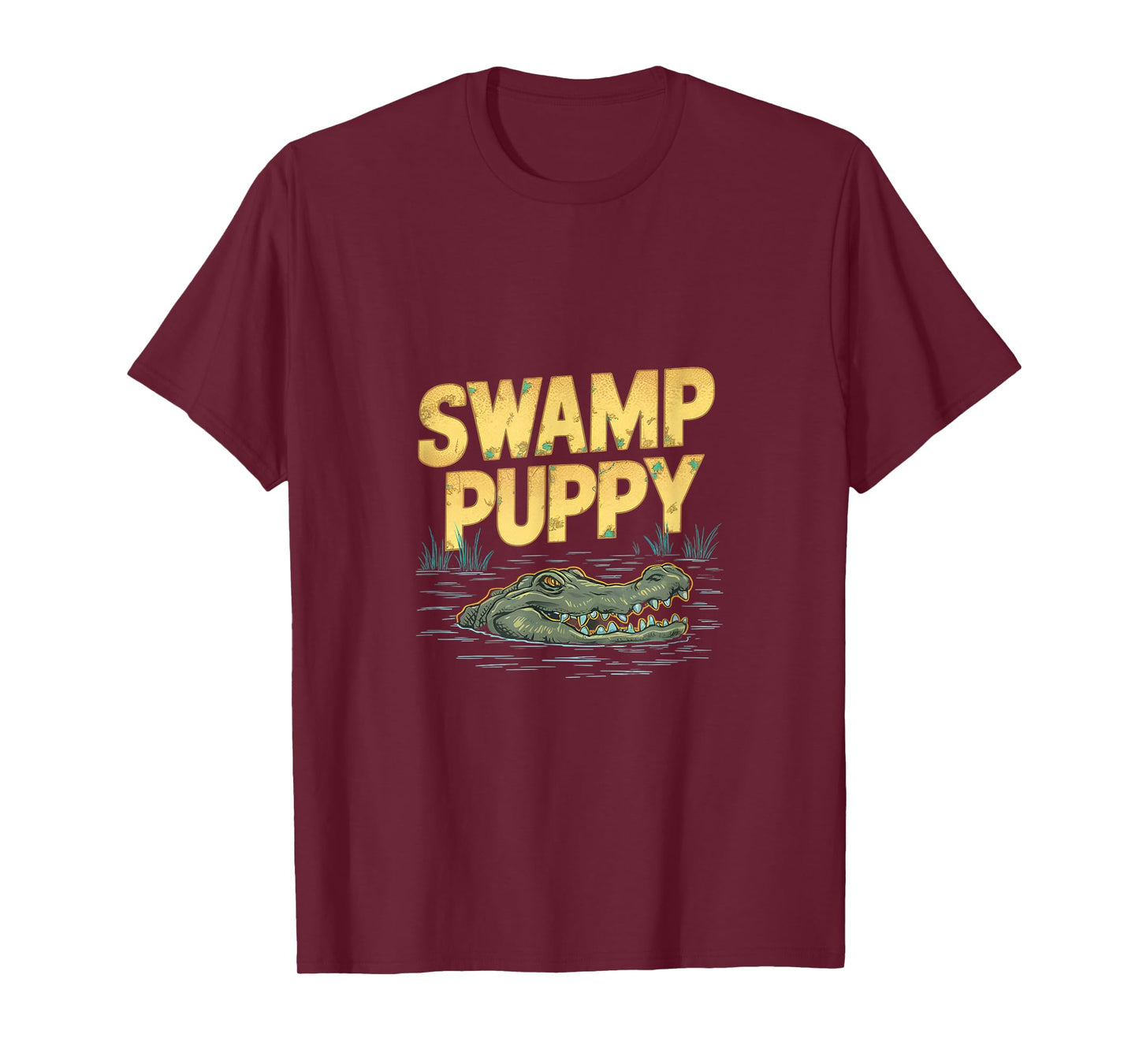 Quirky Swamp-Themed Alligator Everglades Swamp Puppies T-Shirt