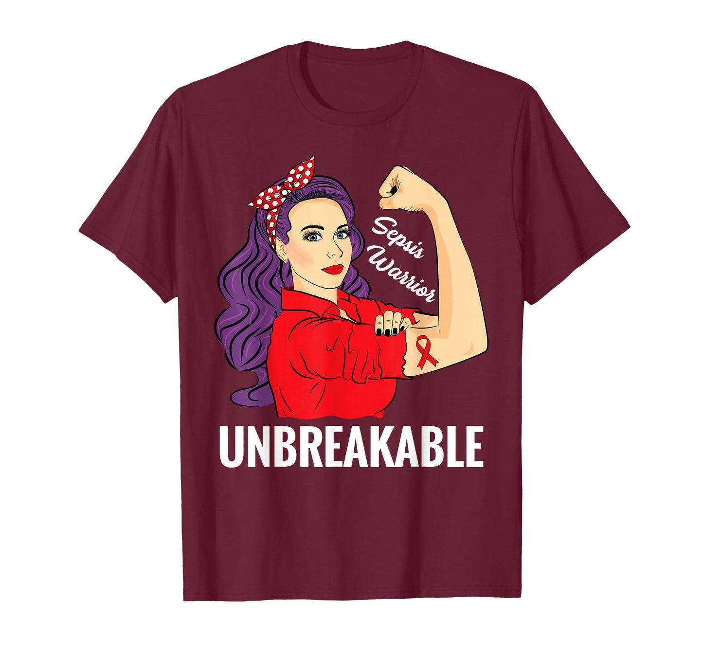 Sepsis Awareness T-Shirt Sepsis Survivor Warrior Unbreakable T-Shirt