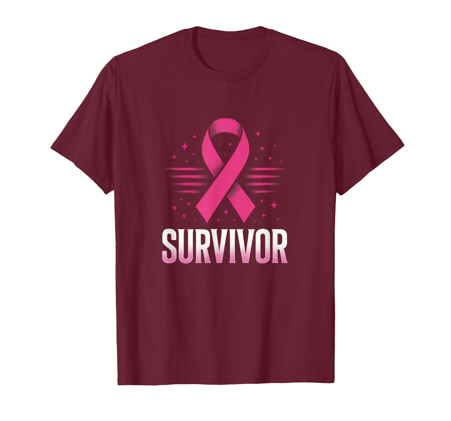 Survivor - Breast Cancer Awareness Ribbon T-Shirt