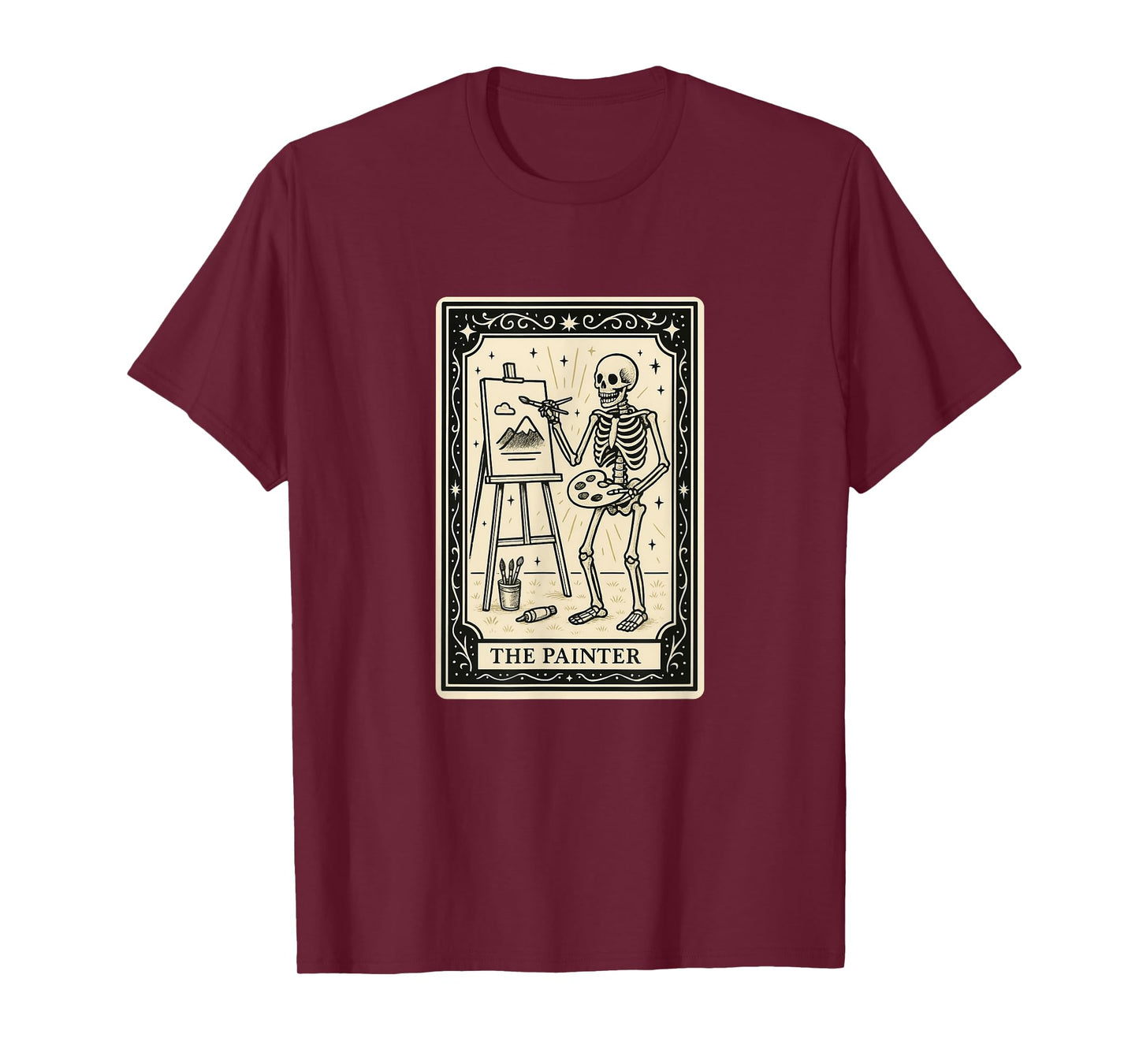 The Painter Tarot Card - Halloween Spooky Paint Art Artist T-Shirt