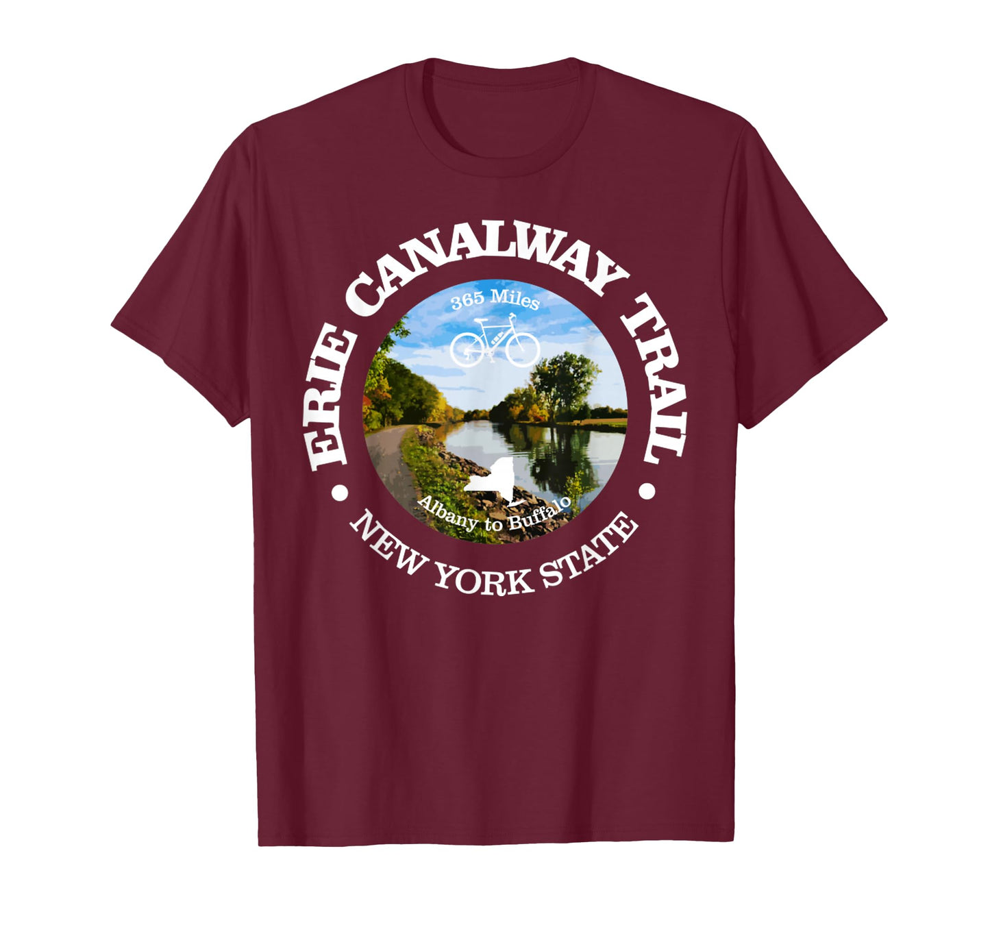 Erie Canalway Trail Cycling Erie Canalway Trail Nature T-Shirt