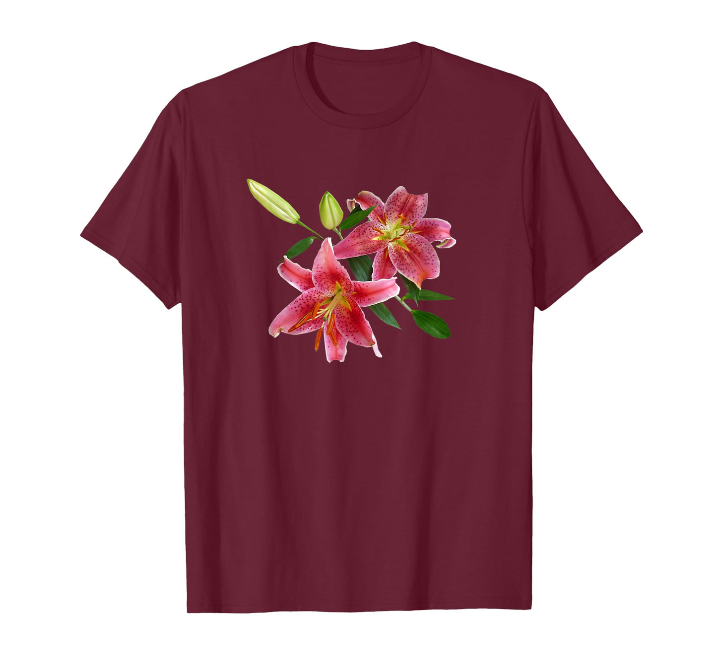 Stargazer Lily Ideal for Gardeners Flower Lovers Gift T-Shirt