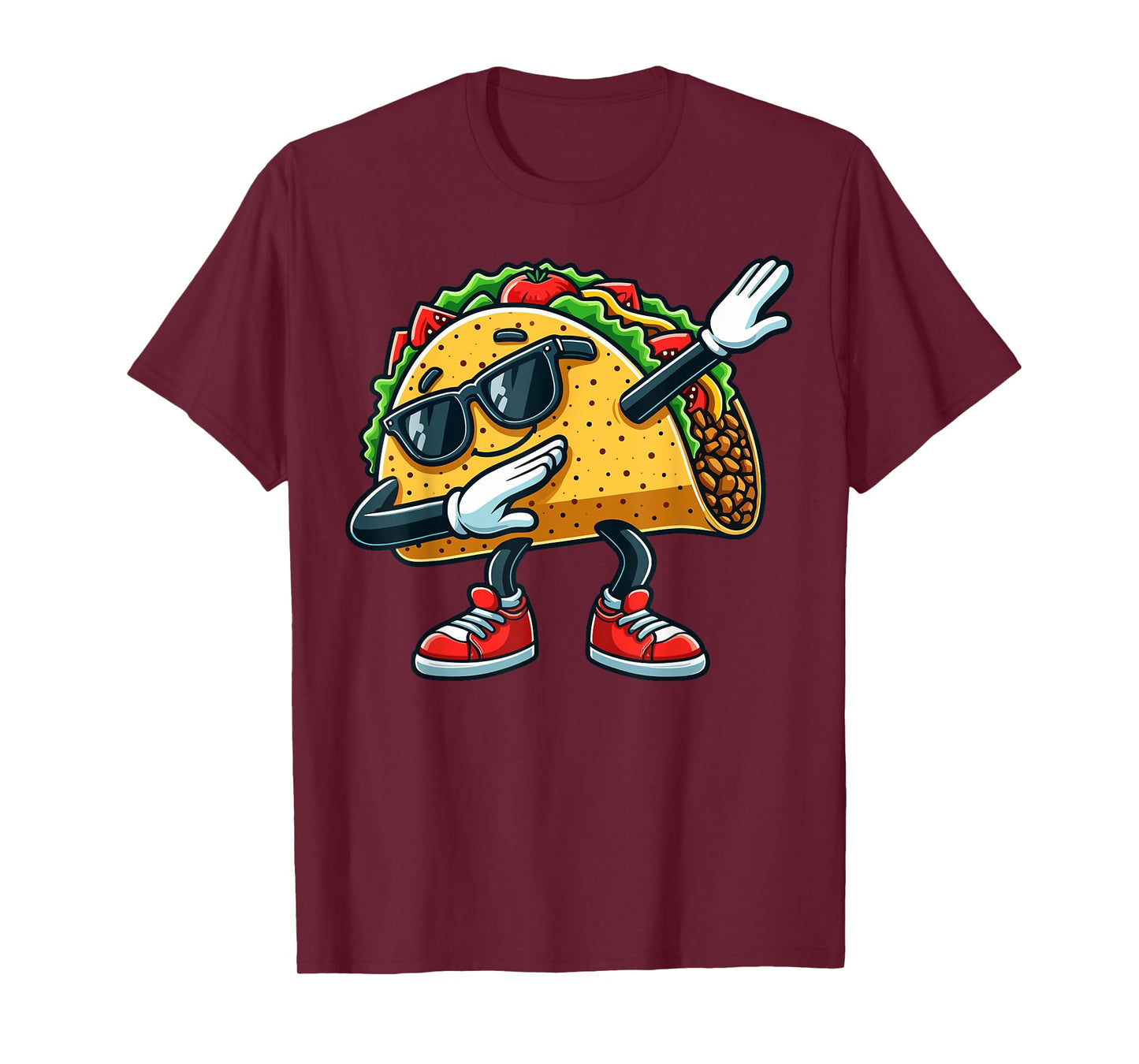 Dabbing Taco Cinco de Mayo - Funny Mexican Food Dab T-Shirt