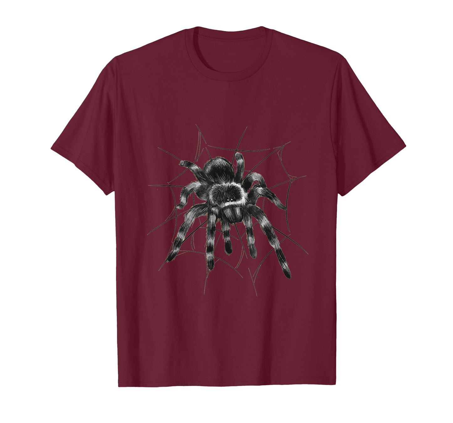 Tarantula Spider Web Spider Net Detailed T-Shirt