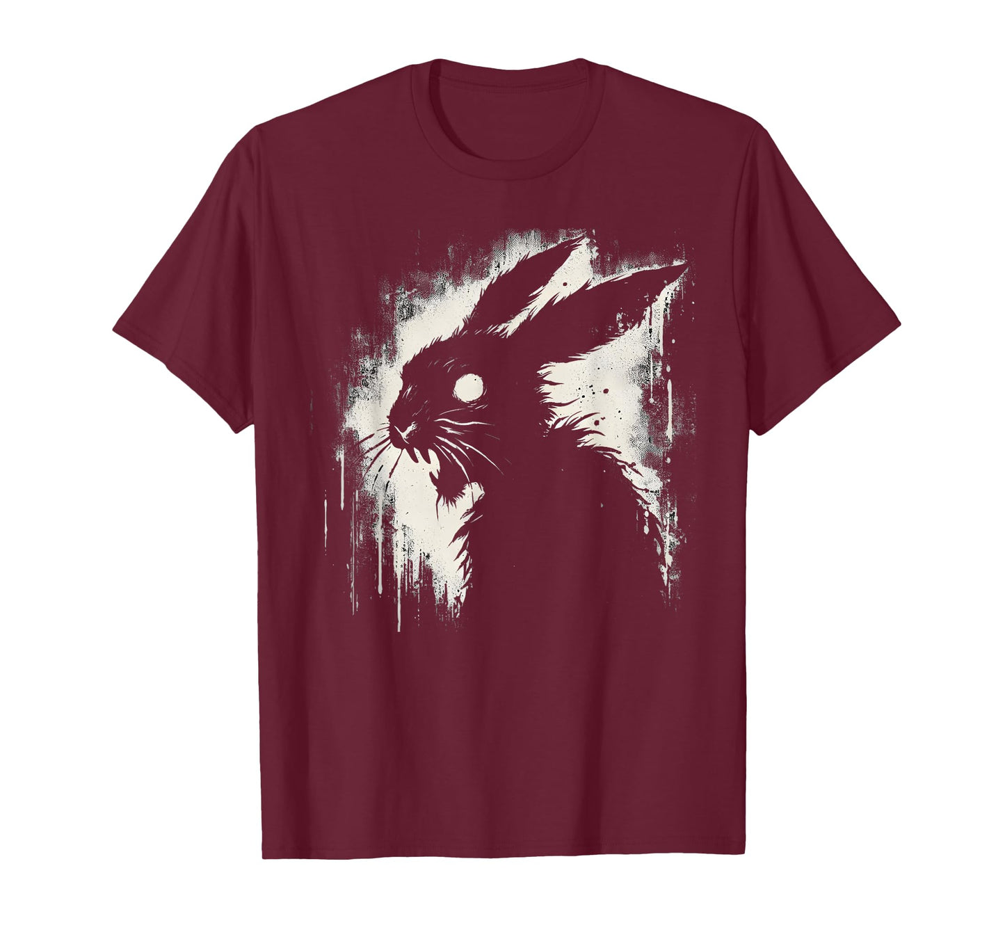 Creepy Goth Rabbit, Horror Bunny, Weirdcore Rabbit T-Shirt