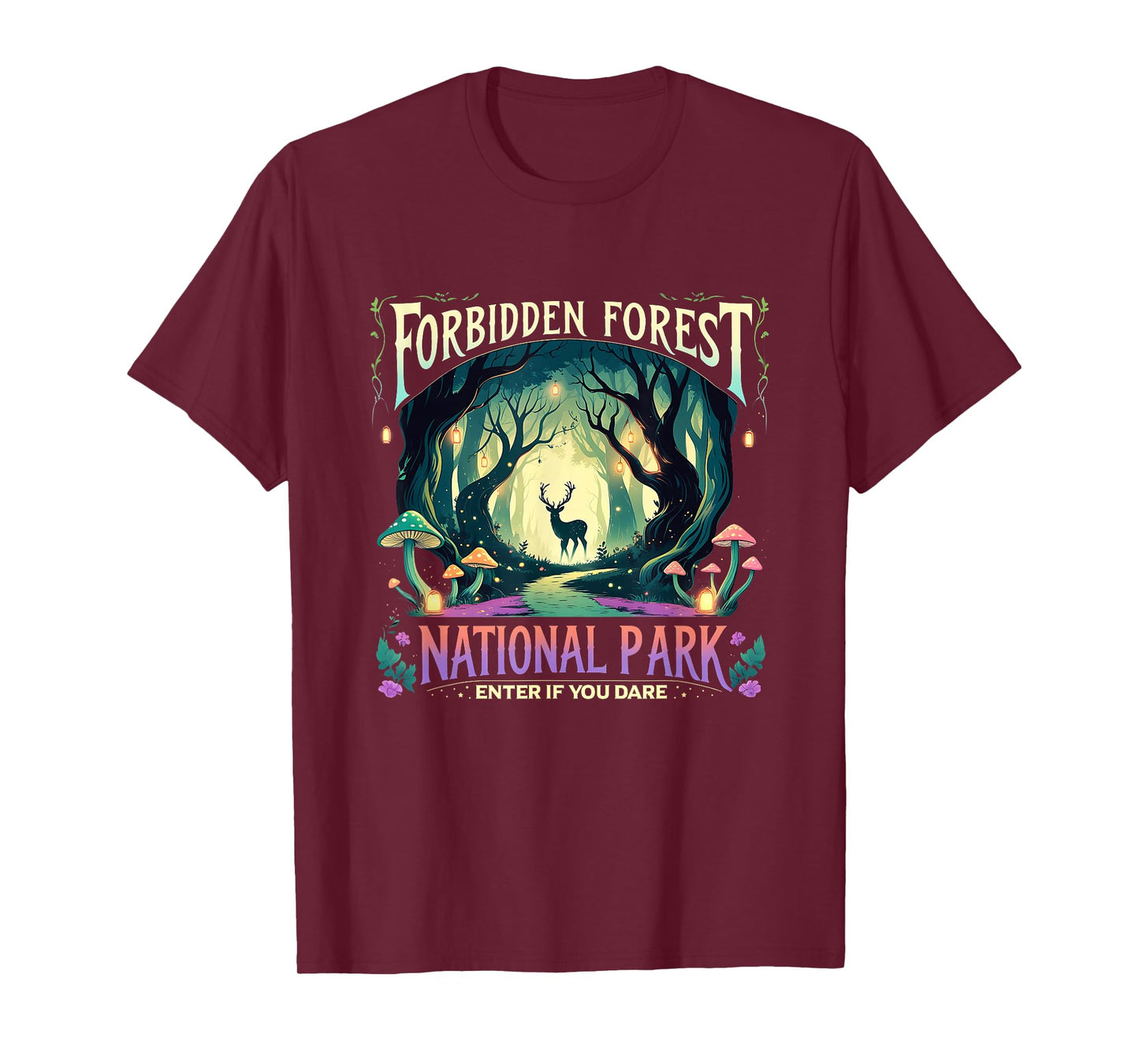 Forbidden Forest National Park Fantasy Tee T-Shirt