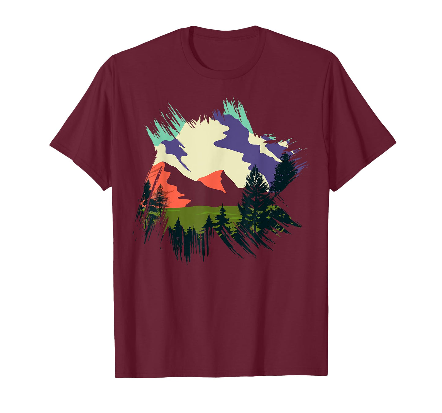 Timeless Mountain, Nature Trees and Forest T-Shirt