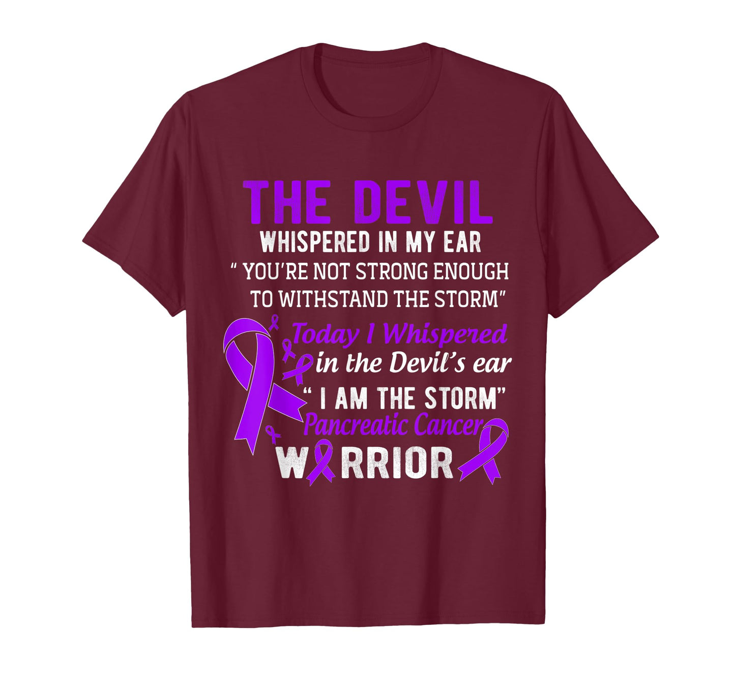 I am the Storm Pancreatic Cancer Warrior T-Shirt