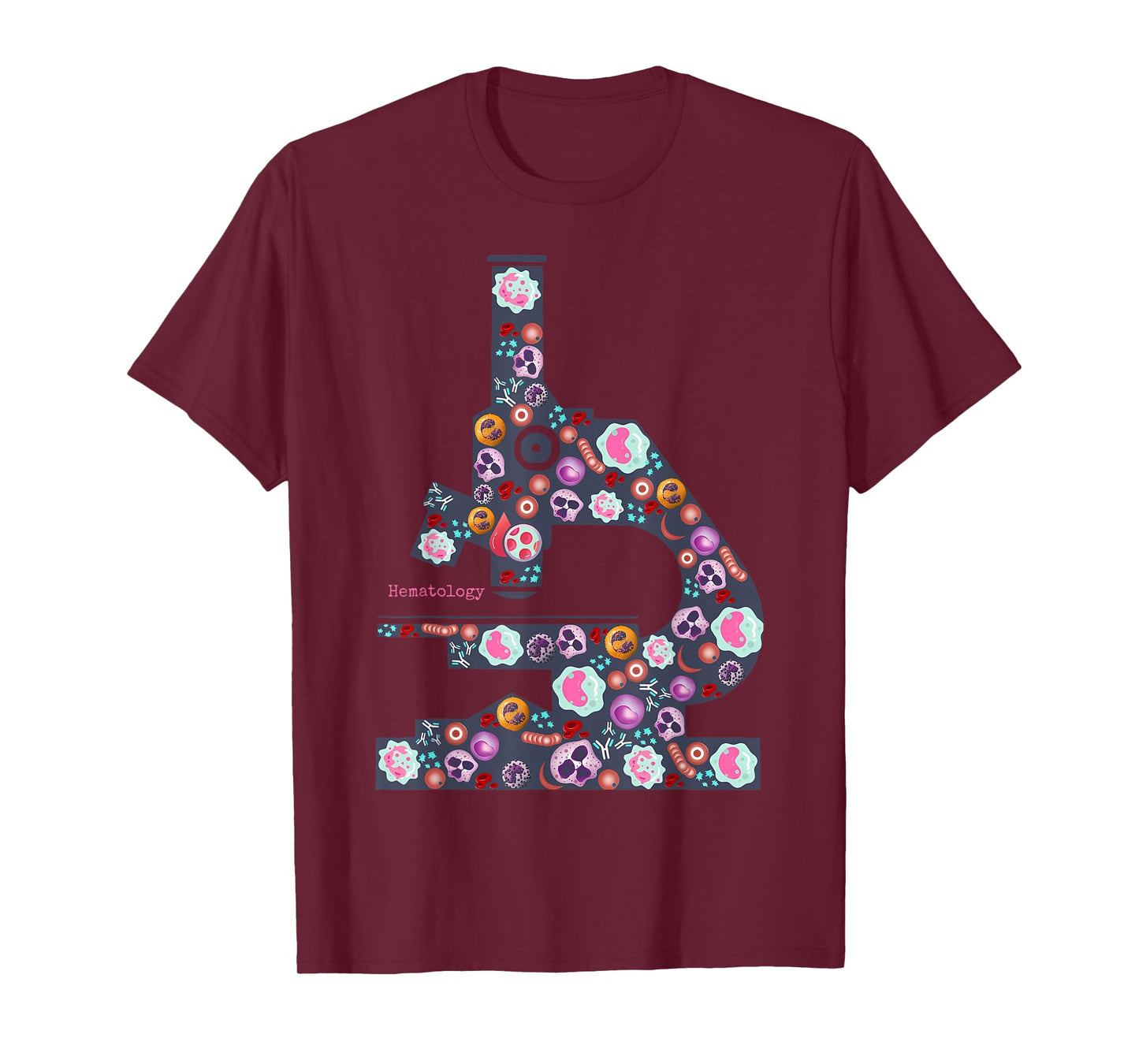 Hematology Microscope Hematologist Laboratory Science T-Shirt