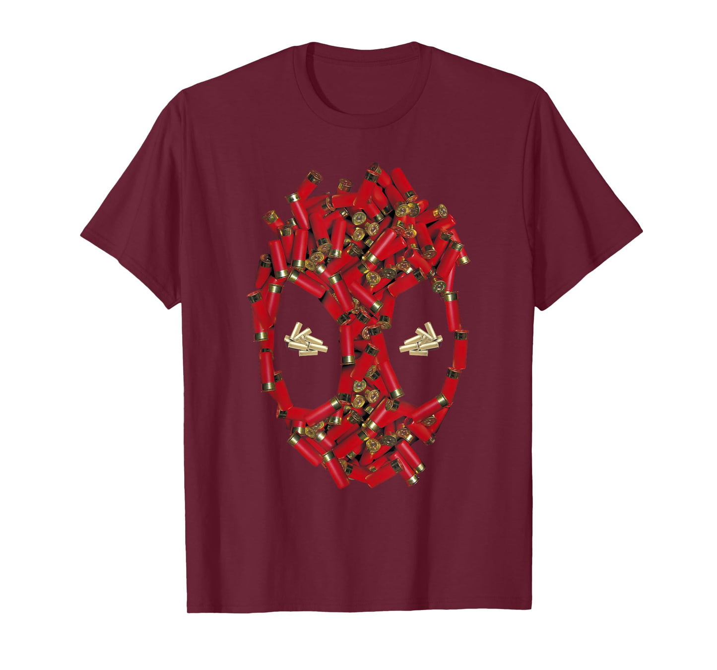 Marvel Comics Deadpool Shotgun Shell Big Face T-Shirt