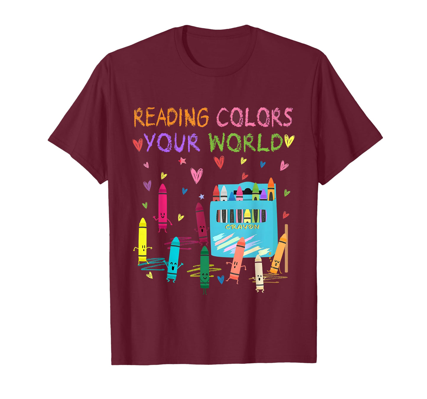 Reading Colors Your World Summer Reading 2025 Book Reading T-Shirt